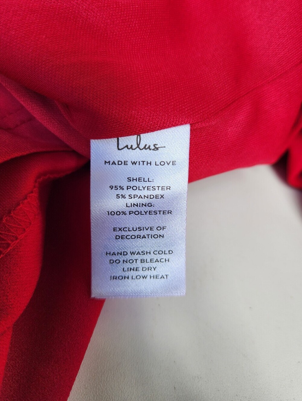 NWT Lulu's Sensational Luxury Red Rhinestone Cutout Strapless Maxi Dress Red S - Picture 16 of 16